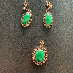 Gold & Jade Set